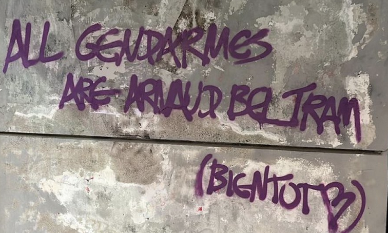 Fac de Nantes : l’extrême gauche tague « All gendarmes are Arnaud Beltrame – bientôt »