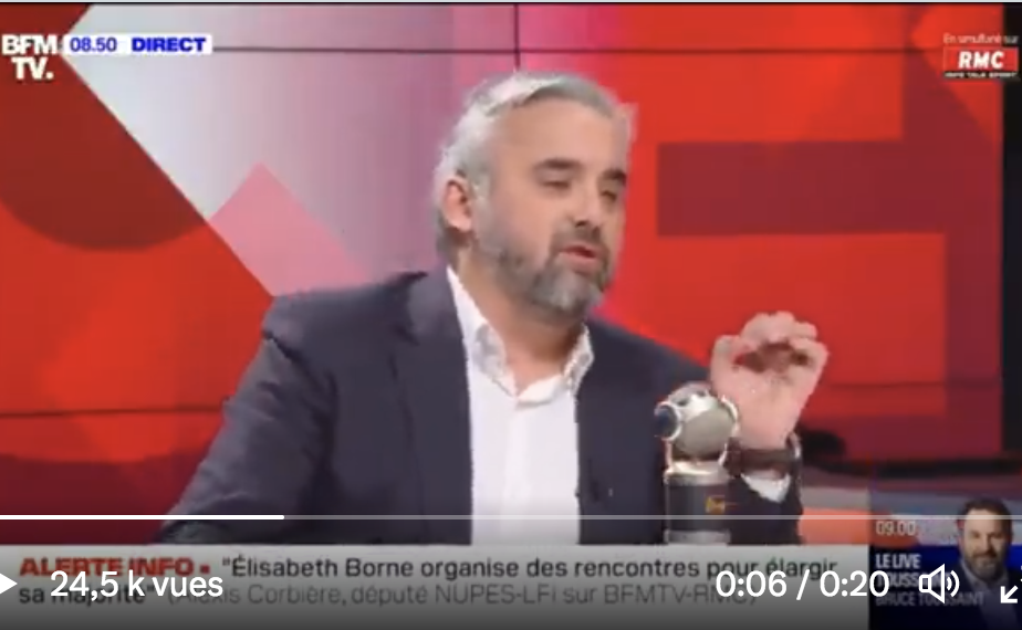 Fake news : le député LFI Alexis Corbière continue de prétendre que des militants d’extrême-droite ont mis le feu à la porte de la mairie de Bordeaux, alors que les individus interpellés appartiennent à l’extrême-gauche (VIDÉO)