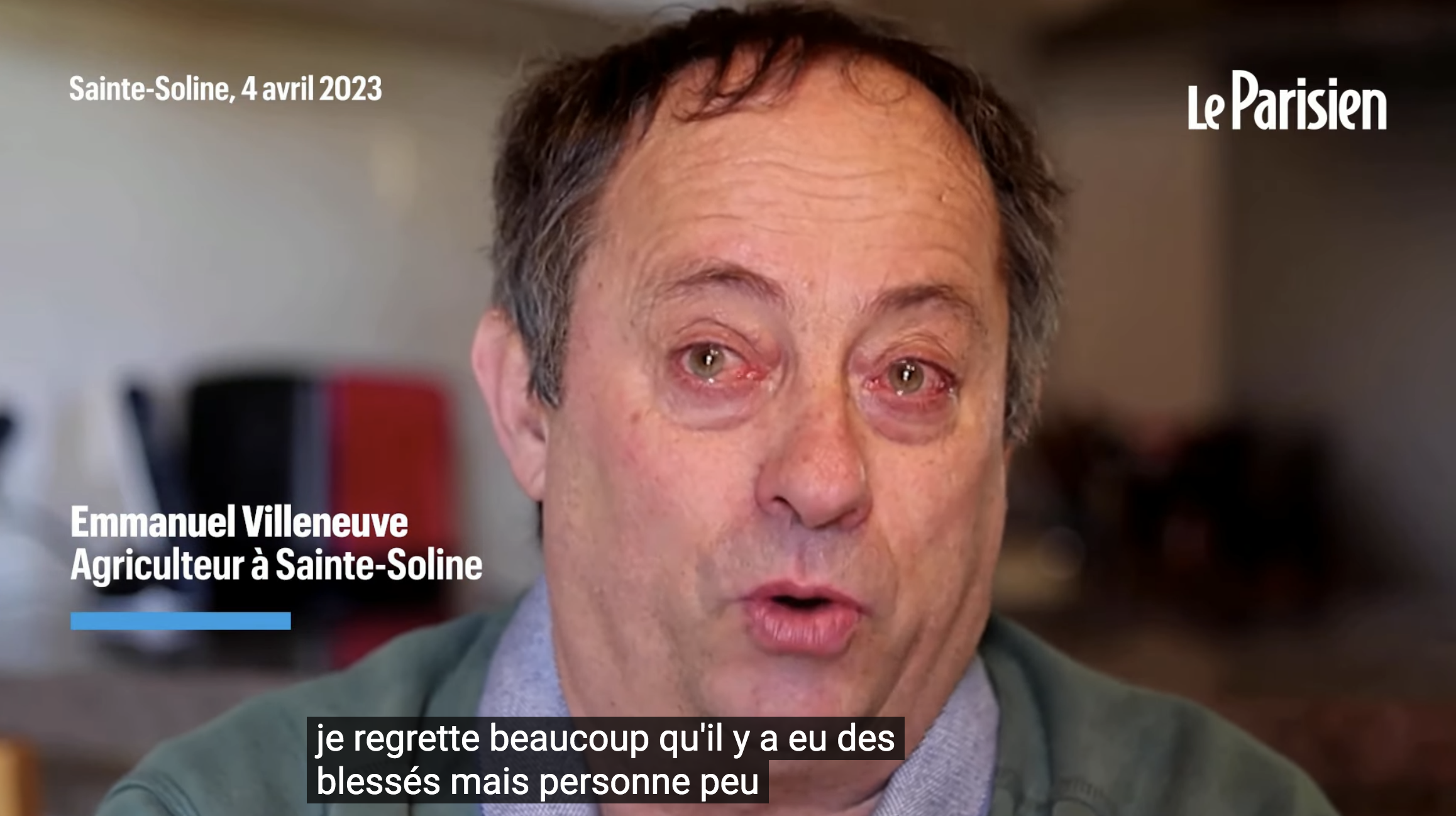 Bassines : les larmes et le désarroi d’un agriculteur de Sainte-Soline après les affrontements entre extrémistes de gauche et forces de l’ordre (TÉMOIGNAGE)