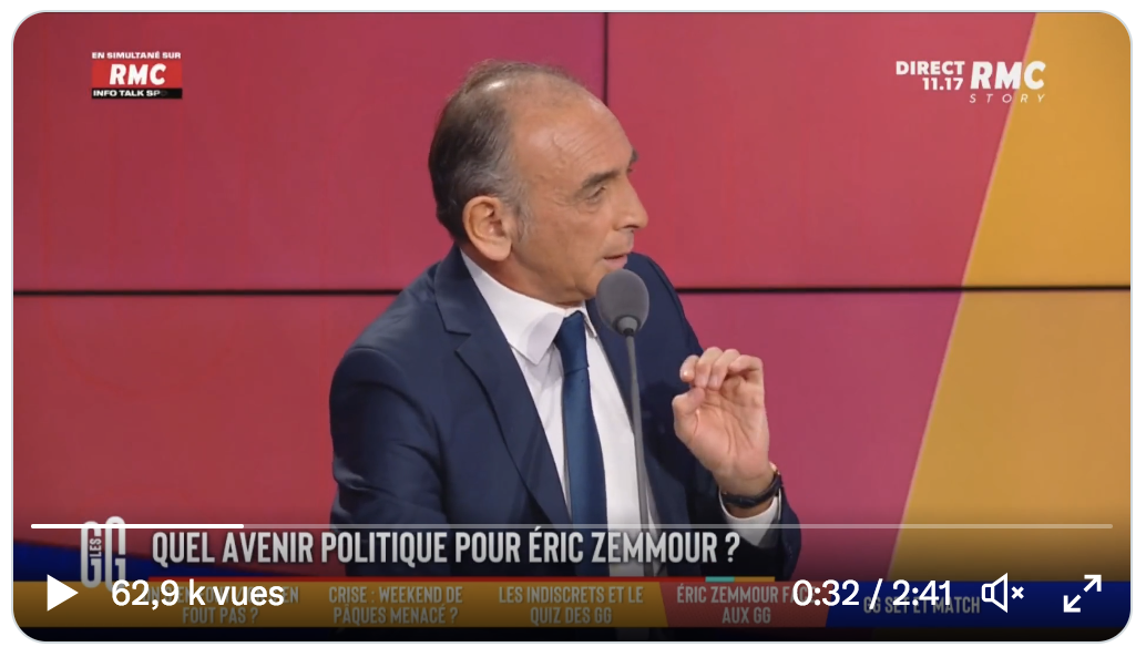 Éric Zemmour : “Les Français se sentent appauvris, déclassés… Ce mélange nous mène vers une crise de dépossession identitaire !” (VIDÉOS)