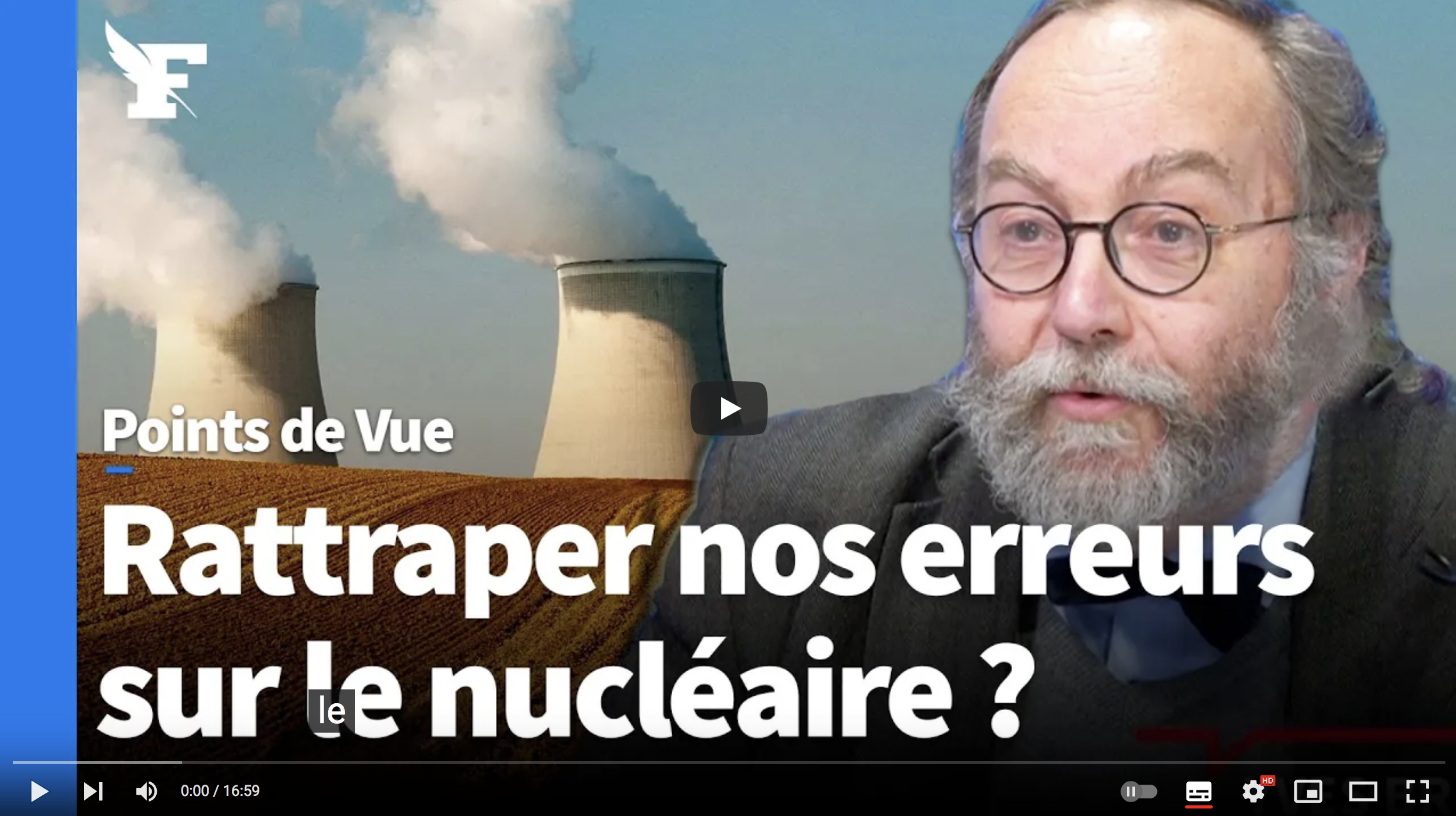 Yves Bréchet : « Notre énergie nucléaire a été attaquée par de petits carriéristes !” (VIDÉO)