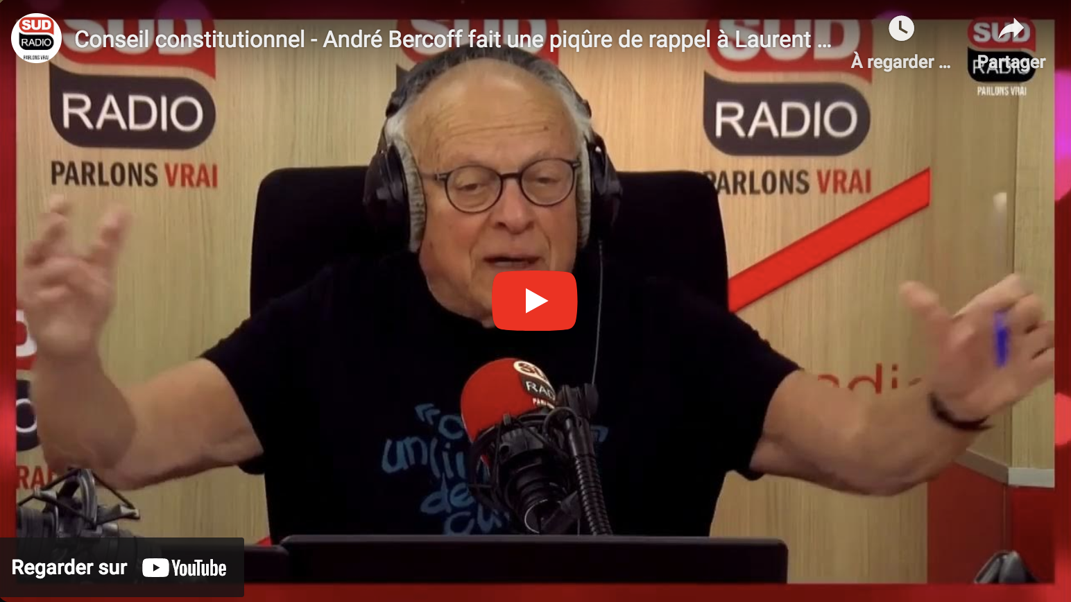 Conseil constitutionnel : André Bercoff fait une piqûre de rappel à Laurent Fabius (VIDÉO)