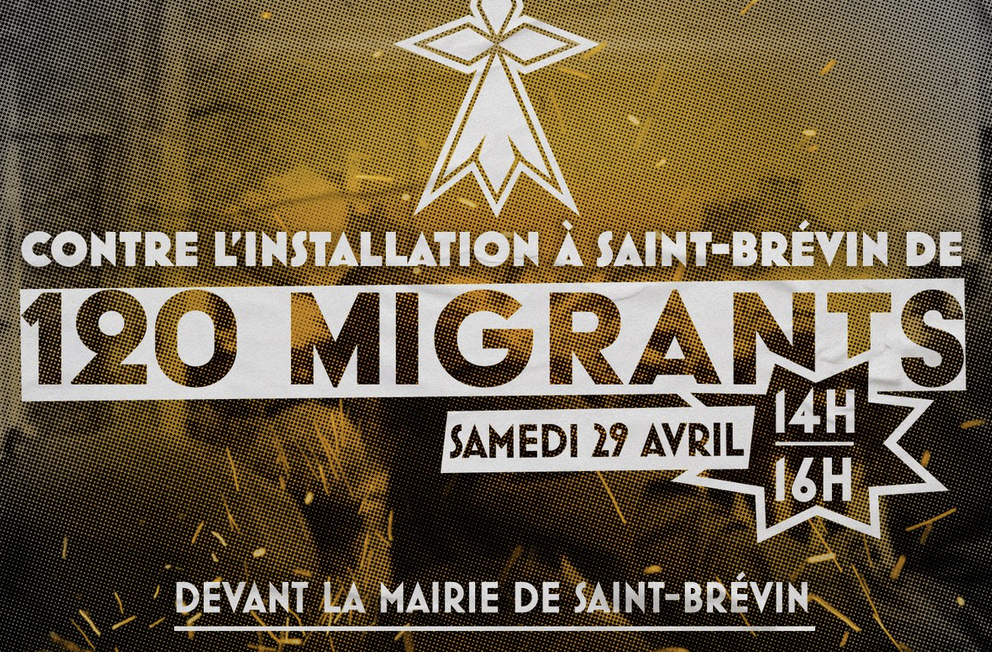 Nouvelle mobilisation contre l’invasion immigrée à Saint-Brévin le samedi 29 avril à 14h devant la mairie (AGENDA)