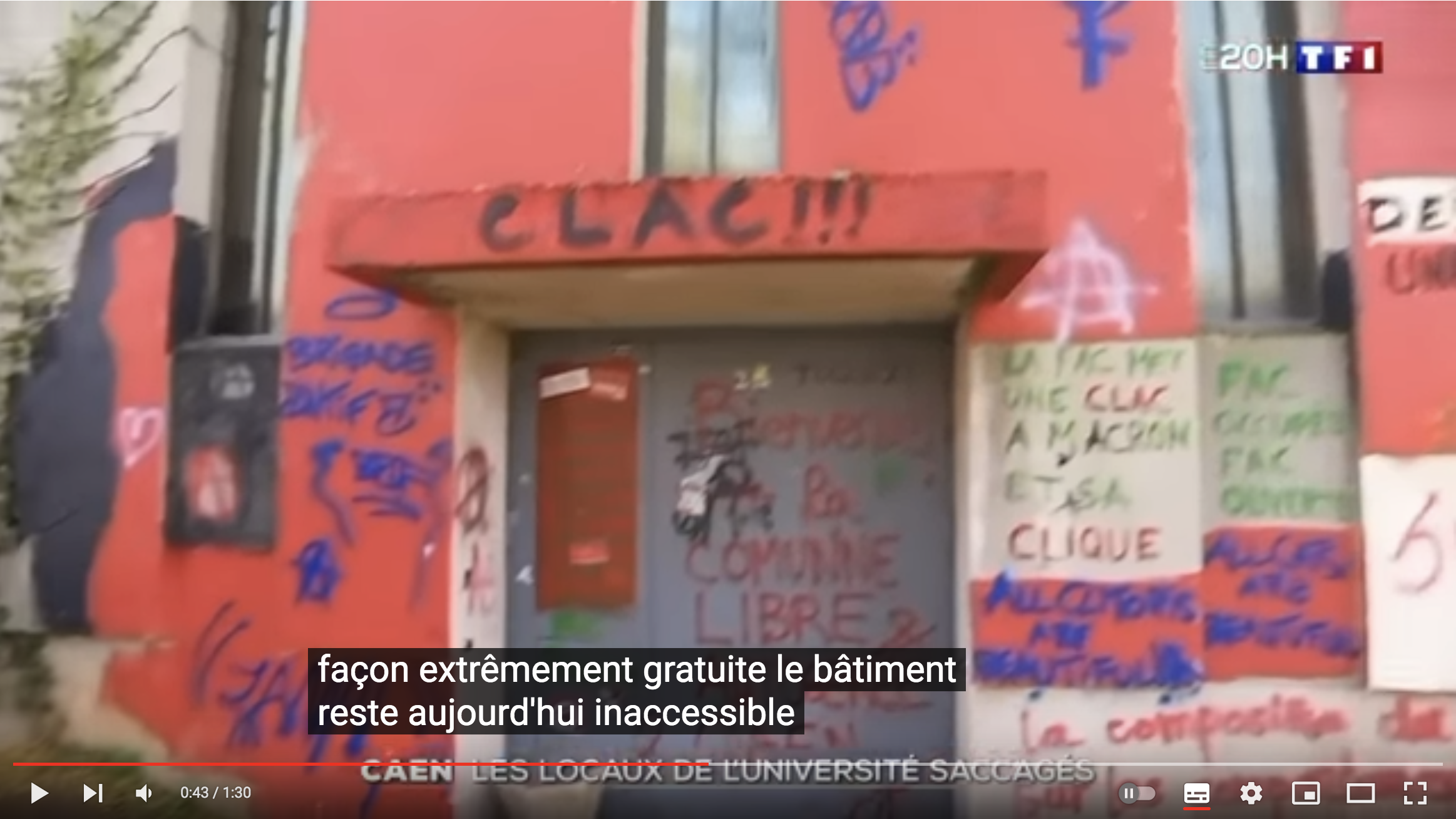 L’impressionnant saccage de l’université de Caen, occupée pendant 6 semaines par des extrémistes de gauche (VIDÉO)