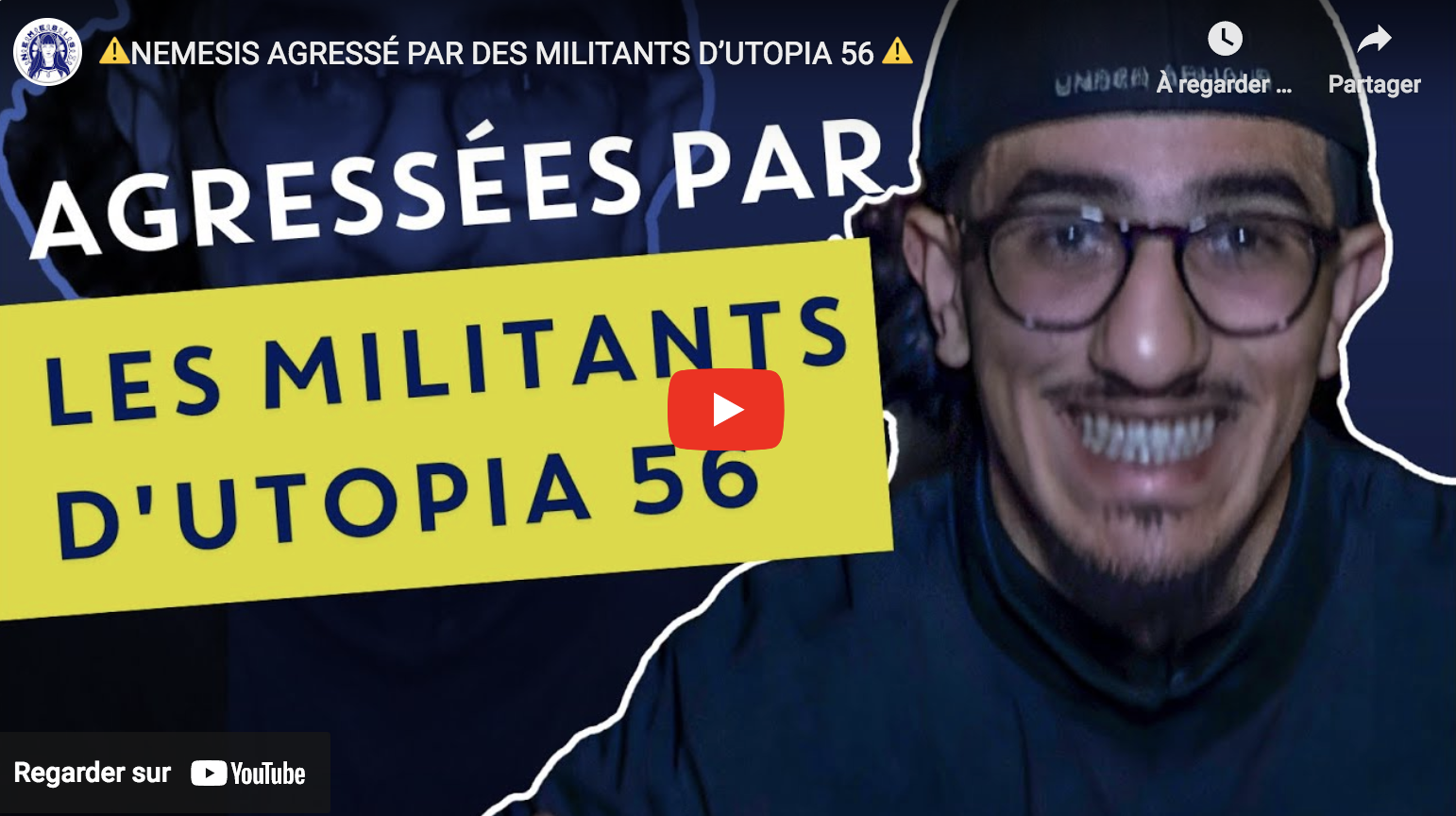 Les militantes de Nemesis agressées par des militants d’Utopia 56 (VIDÉO)