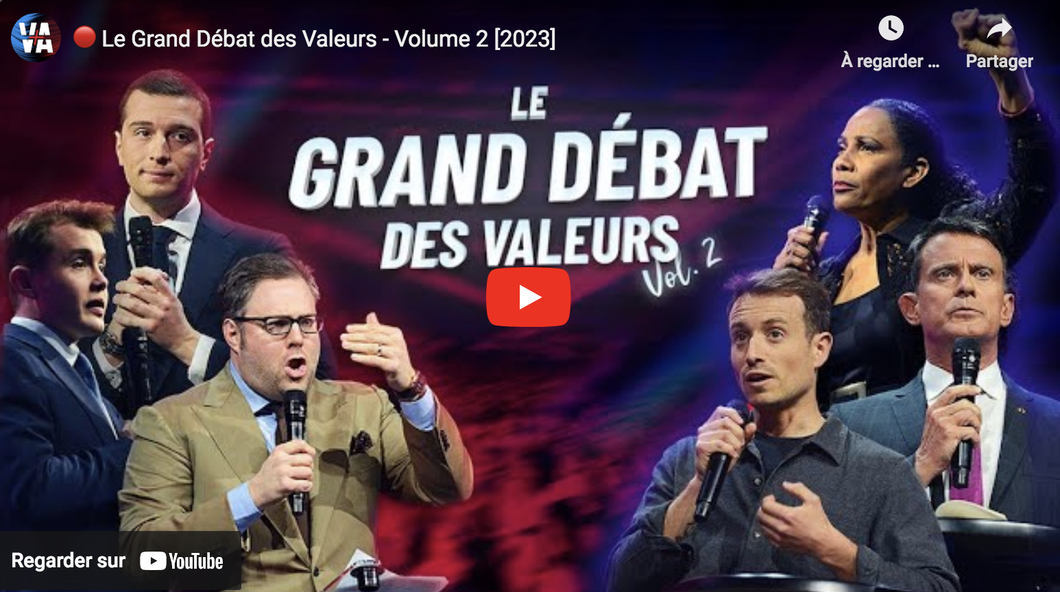 Le Grand Débat des Valeurs – Volume 2 (VIDÉO)