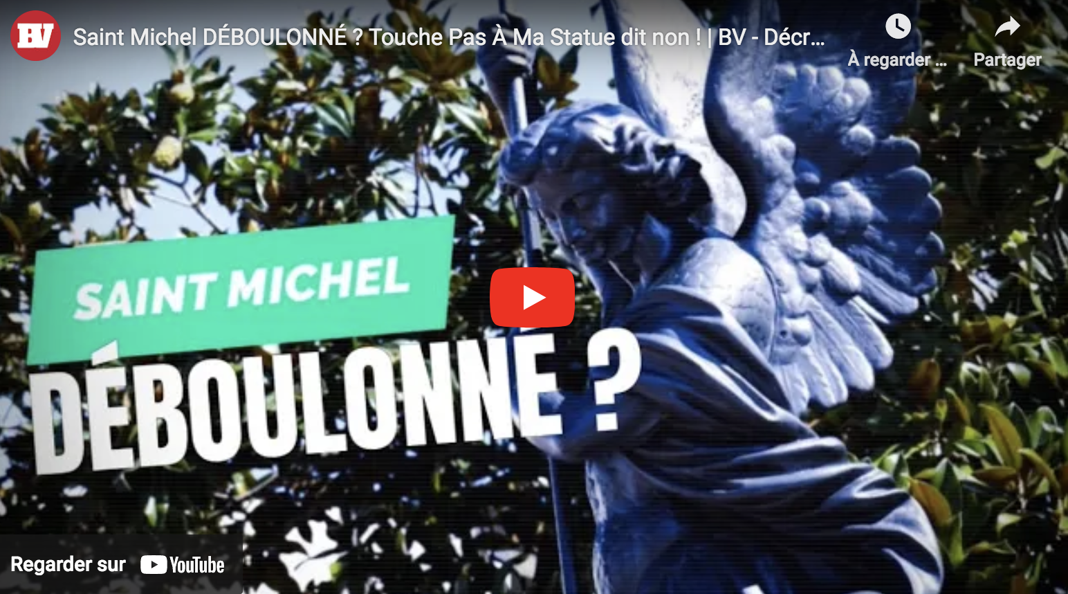 Saint Michel déboulonné ? Touche Pas À Ma Statue dit non ! (REPORTAGE)
