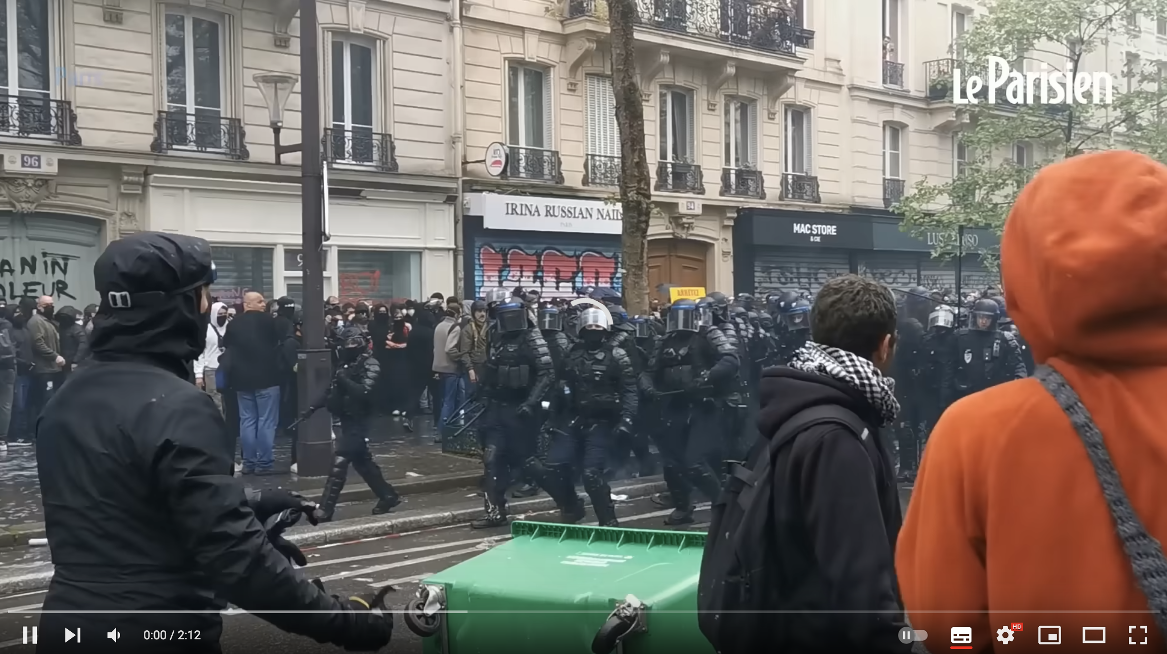 Manifestation du 1er mai : 540 interpellations et 406 policiers et gendarmes blessés, selon Gérald Darmanin