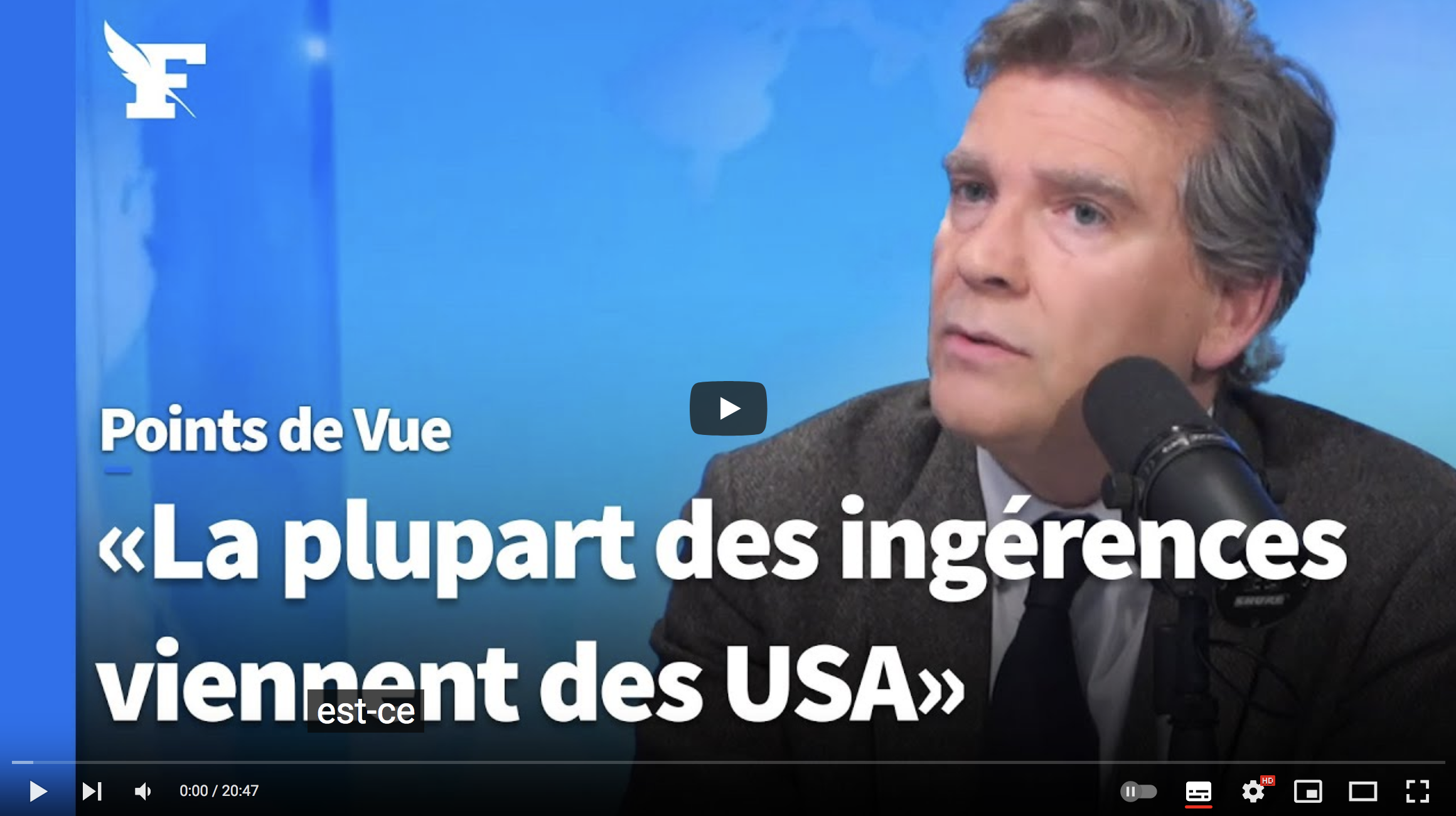 Énergie, souveraineté… Le coup de gueule d’Arnaud Montebourg (VIDÉO)