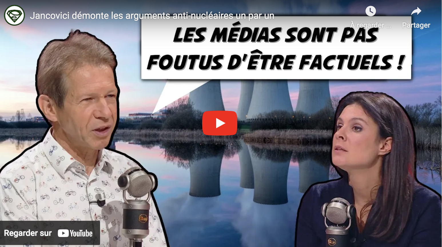 Jean-Marc Jancovici démonte les arguments anti-nucléaires un par un (VIDÉO)