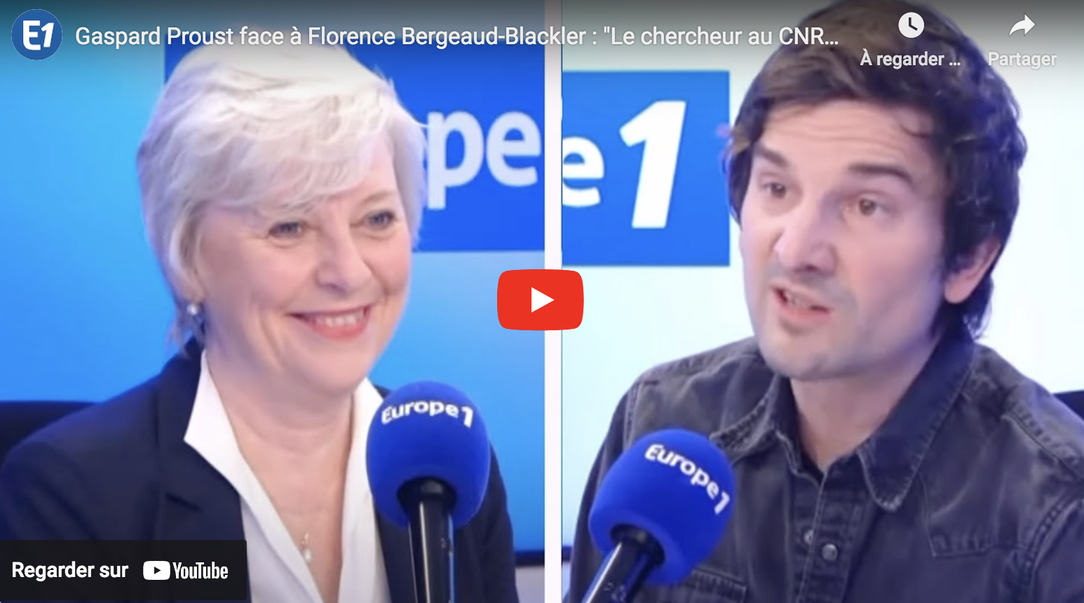 Gaspard Proust face à Florence Bergeaud-Blackler : “Le chercheur au CNRS, un black bloc d’intérieur” (VIDÉO)
