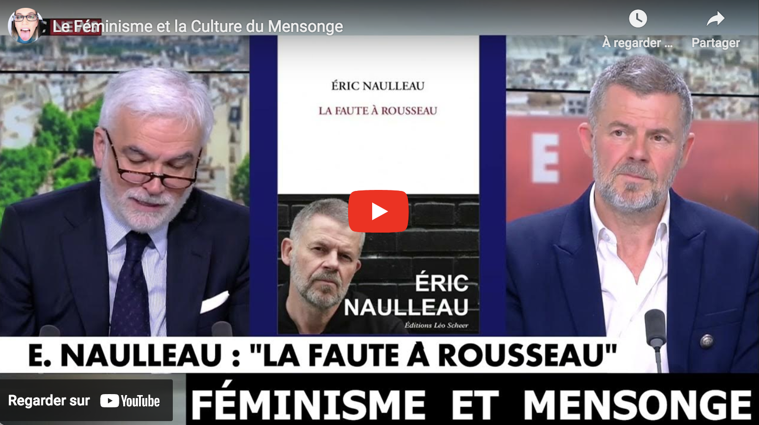 Éric Naulleau : Sandrine Rousseau et la culture du mensonge (ENTRETIEN)