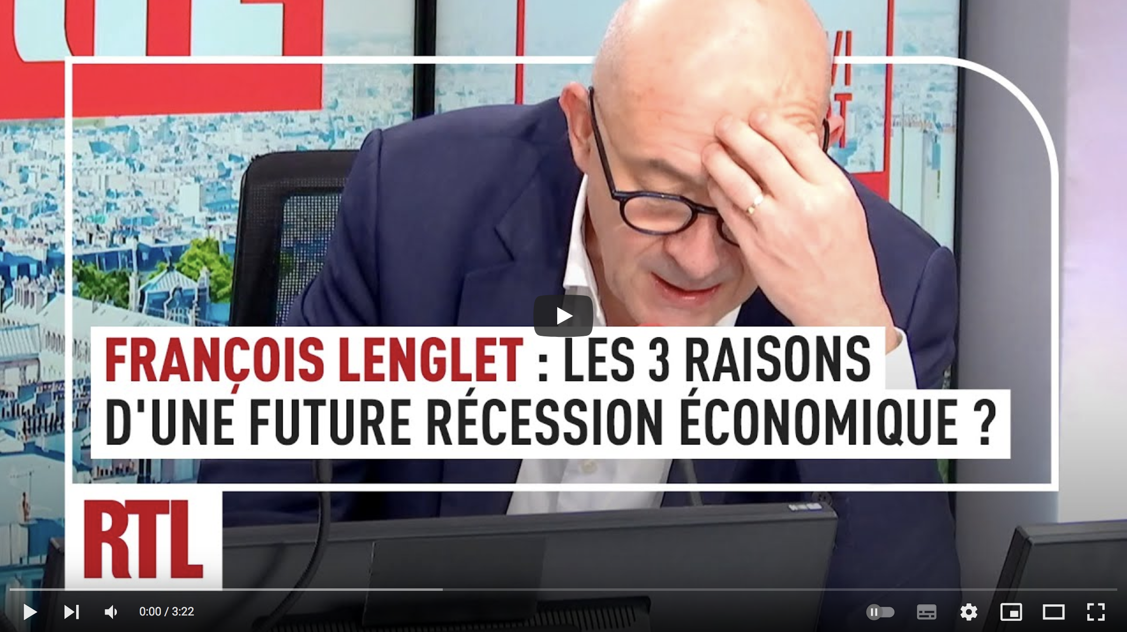 François Lenglet : les 3 raisons d’une future récession économique (VIDÉO)