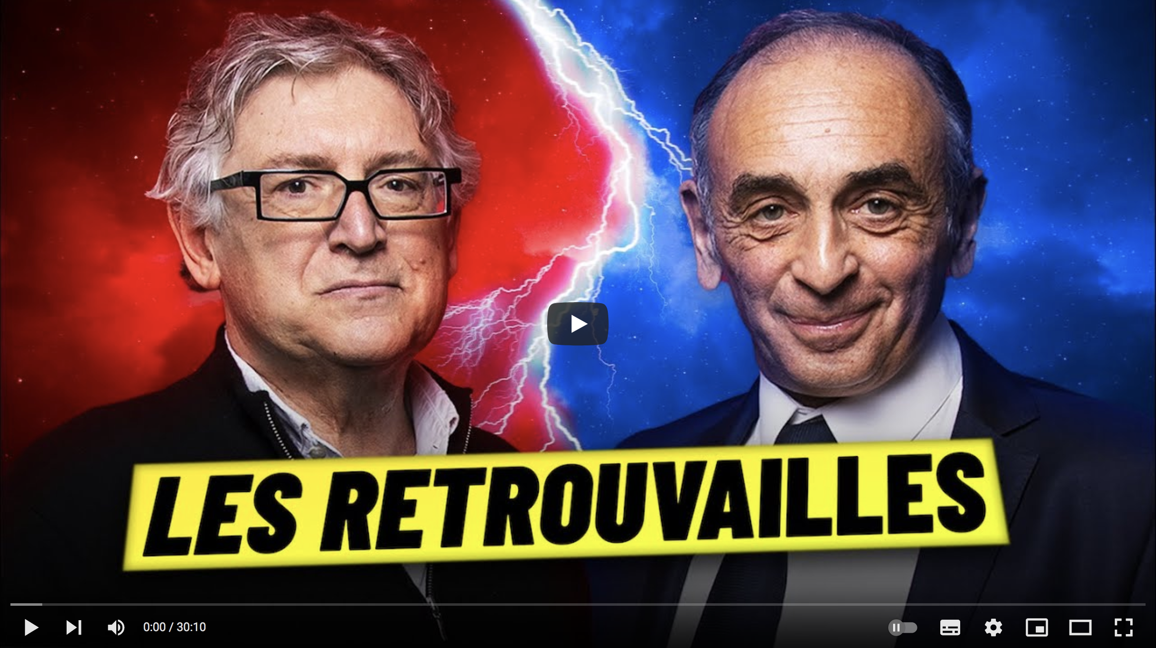 Zemmour / Onfray : le débat (VIDÉO)