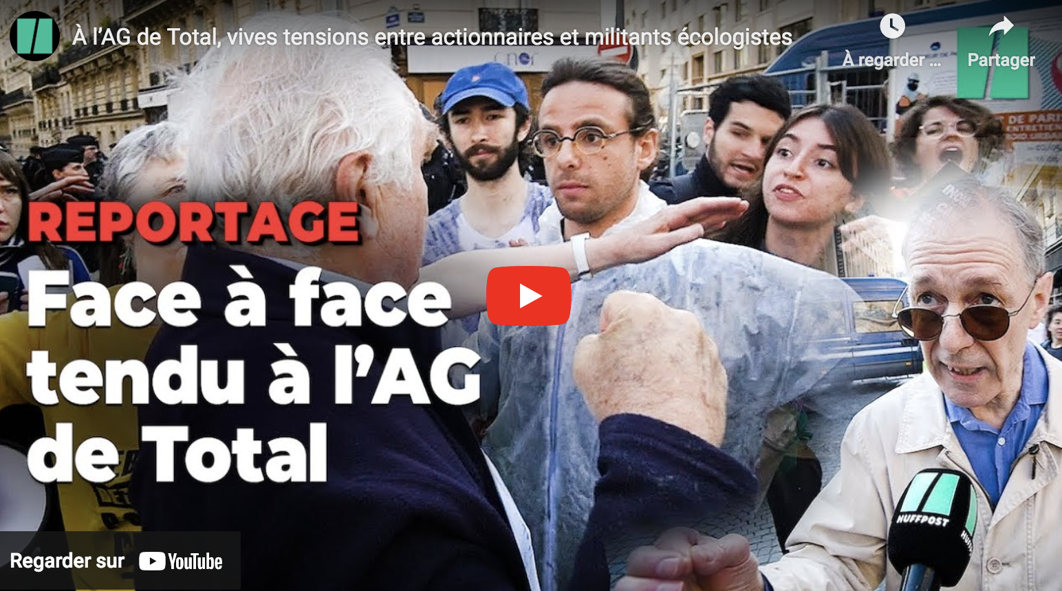 À l’AG de Total, vives tensions entre actionnaires et militants écologistes extrémistes (VIDÉO)